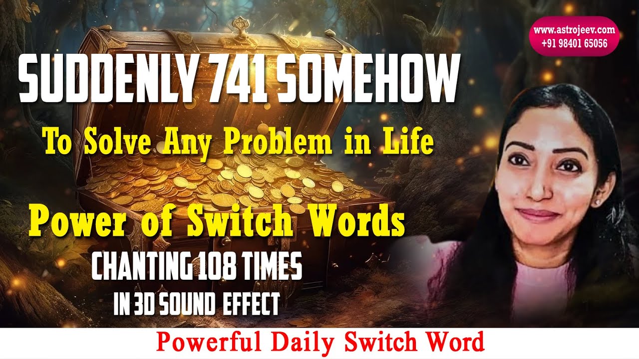 How to Solve any Problem? - Switchword 108 times - Jeevitha Meyyappan