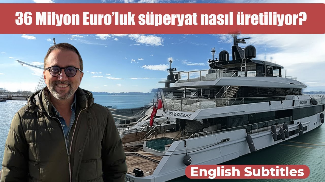İtalya’da Tankoa Tersanesindeyim. 36 Milyon Euro’luk süperyat nasıl üretiliyor? 