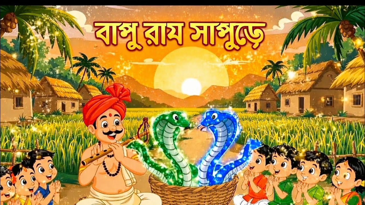 Bapu Ram Sapure| বাপু রাম সাপুড়ে! Kids rhymes song!