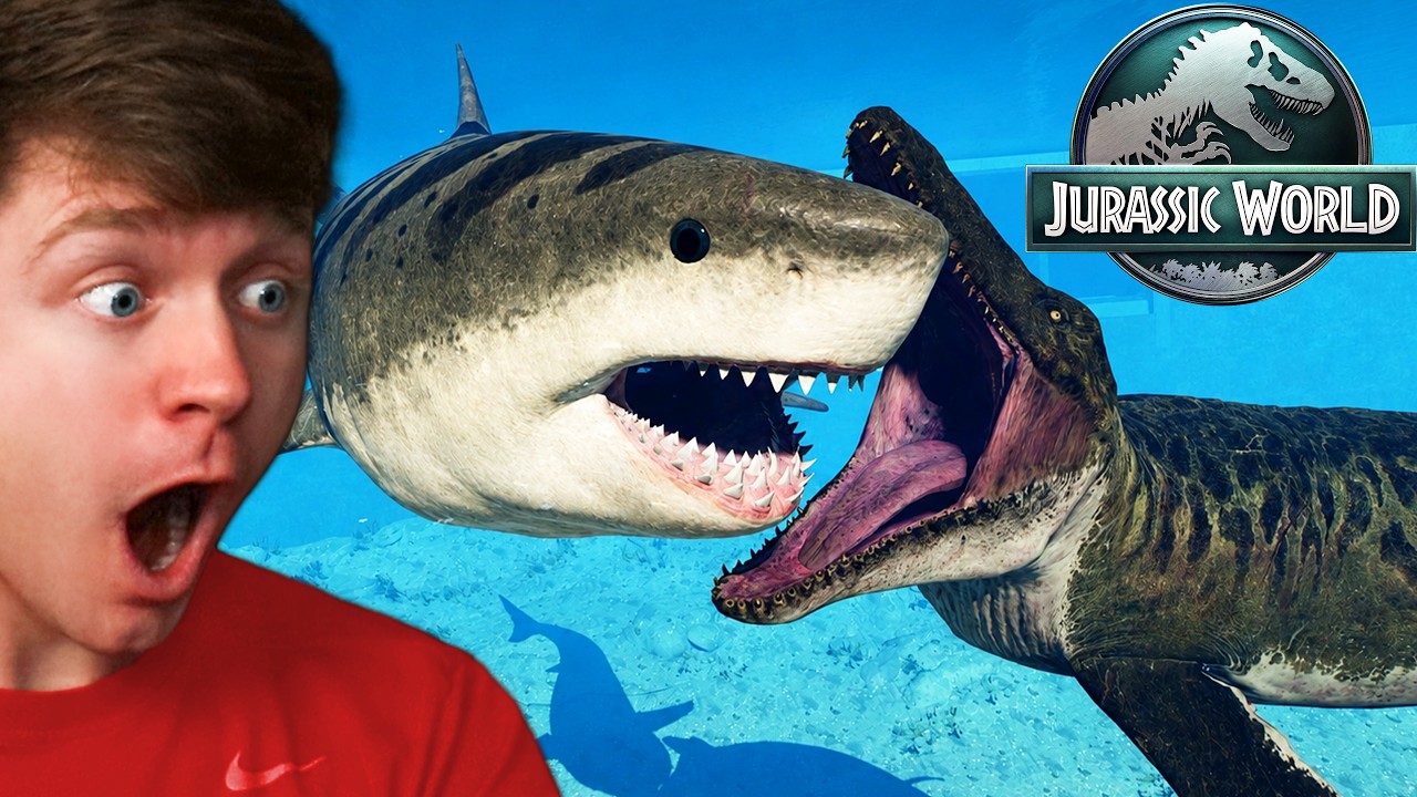 REBIRTH WATER BATTLE ROYALE! - Jurassic World Evolution 3