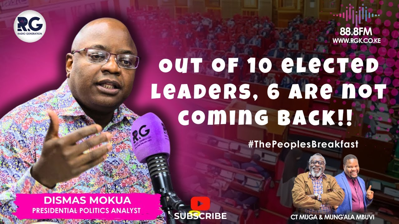 Out of 10 Elected Leaders, 6 Are Not Coming Back 2027!! ~ Dismas Mokua
