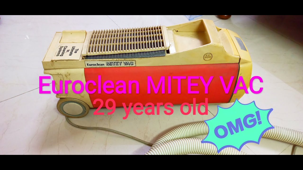 #Euroclean MITEY VAC# OLD VACUUM CLEANER# 29 YEAR'S OLD# EUREKA FORBES VACUUM CLEANER#1992 model#