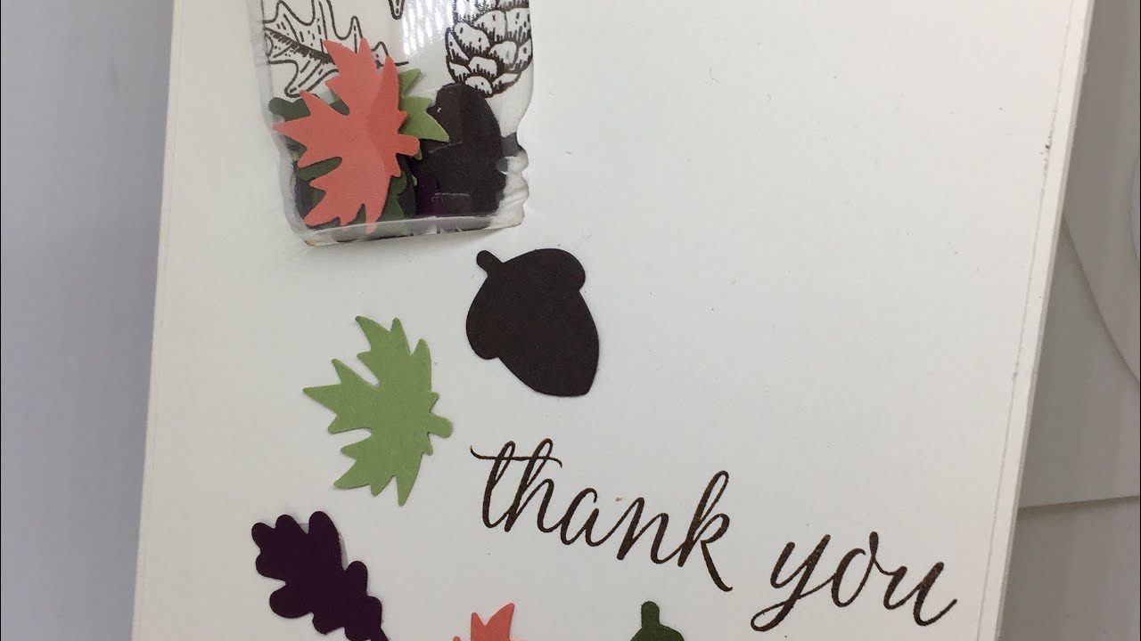 🔴 LIVE Amy’s Shaker Card Beautiful Autumn Bundle and Jar Punch