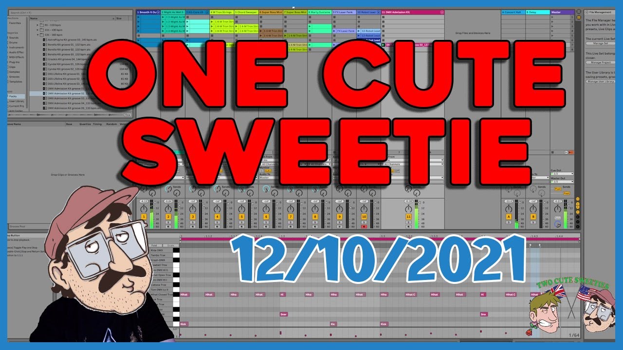 Two Cute Sweeties (minus Darren) - Ableton Live Stream 12/10/2021