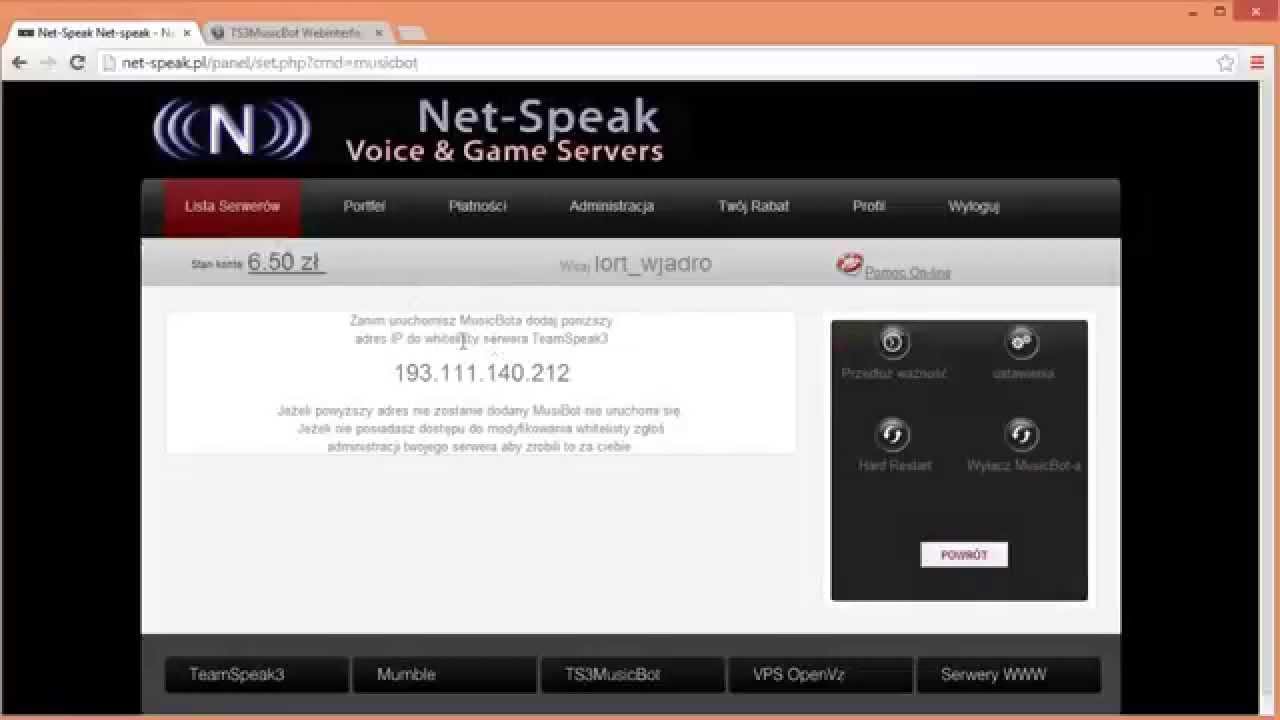Poradniki Net-Speak.pl - Musicbot konfiguracja cz. 1/2