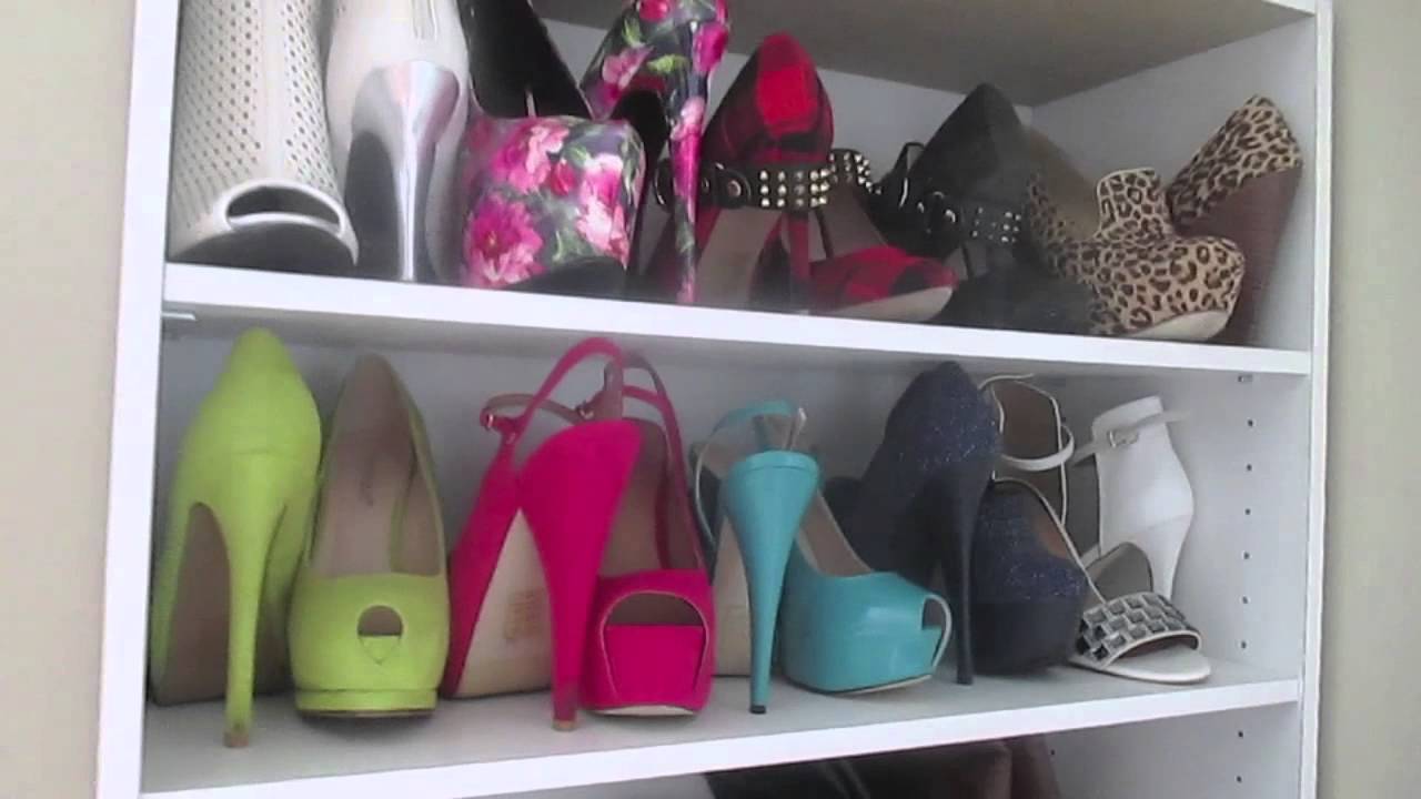 Condo Tour: Updated Closet Office+ Shoe Wall Organization+ Interior Decor and Closet