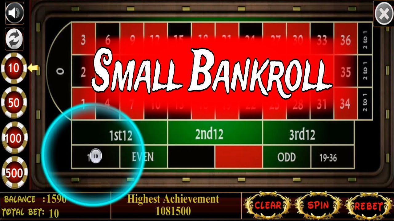 Small Bankroll But Very Helpful Strategy to Roulette