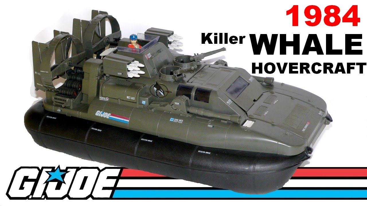 1984 Killer WHALE hovercraft & Cutter G.I. Joe review
