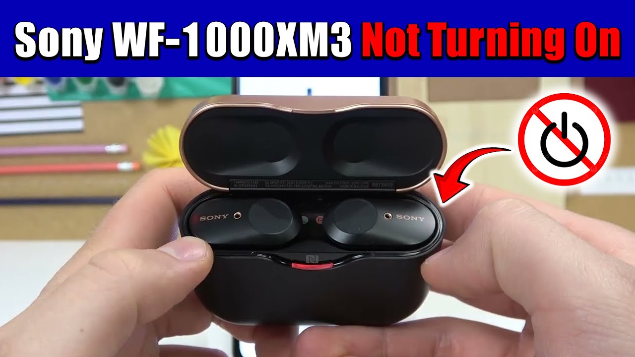 Sony WF 1000XM3 не включается