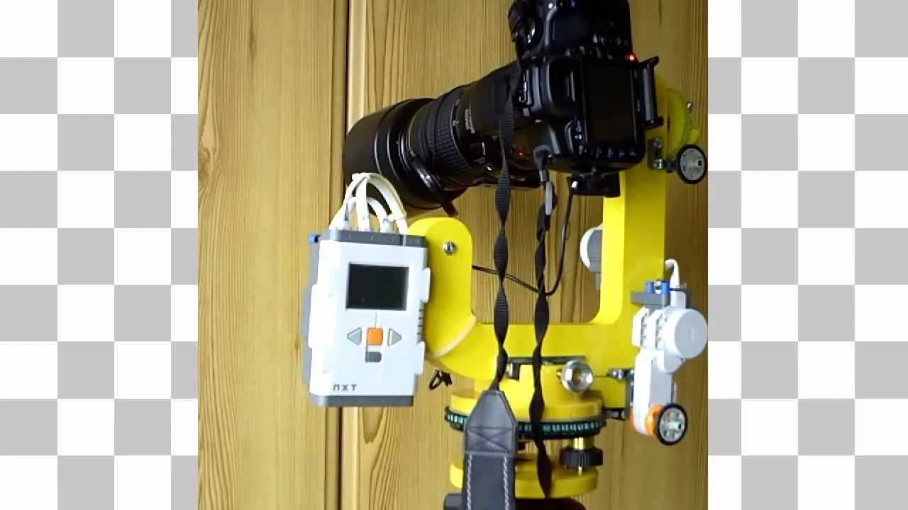 LEGO NXT controlled DIY motorised pano head video