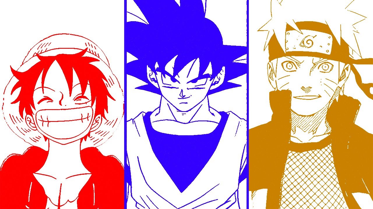 DRAGON BALL 💪 VS NARUTO 🗡️ VS ONE PIECE 👒