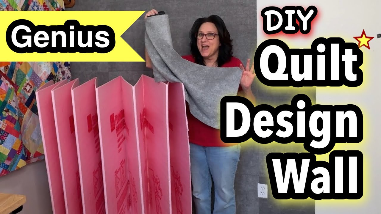 DIY Quilt Design Wall ❤️ NOTHING Will Fall Off EVER Again!