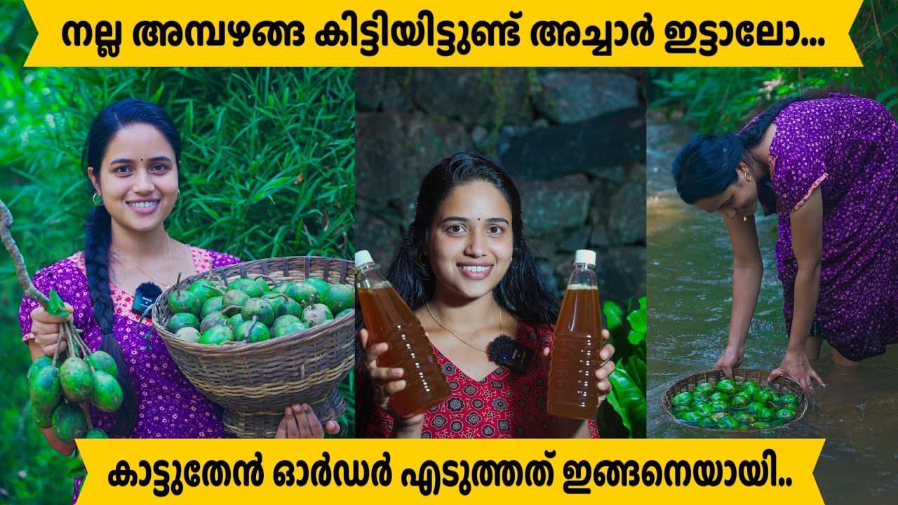 കാട്ടുതേൻ ഓർഡർ എടുത്തത് ഇങ്ങനെയായി..  നല്ല അമ്പഴങ്ങ കിട്ടിയിട്ടുണ്ട് അച്ചാറിട്ടാലോ