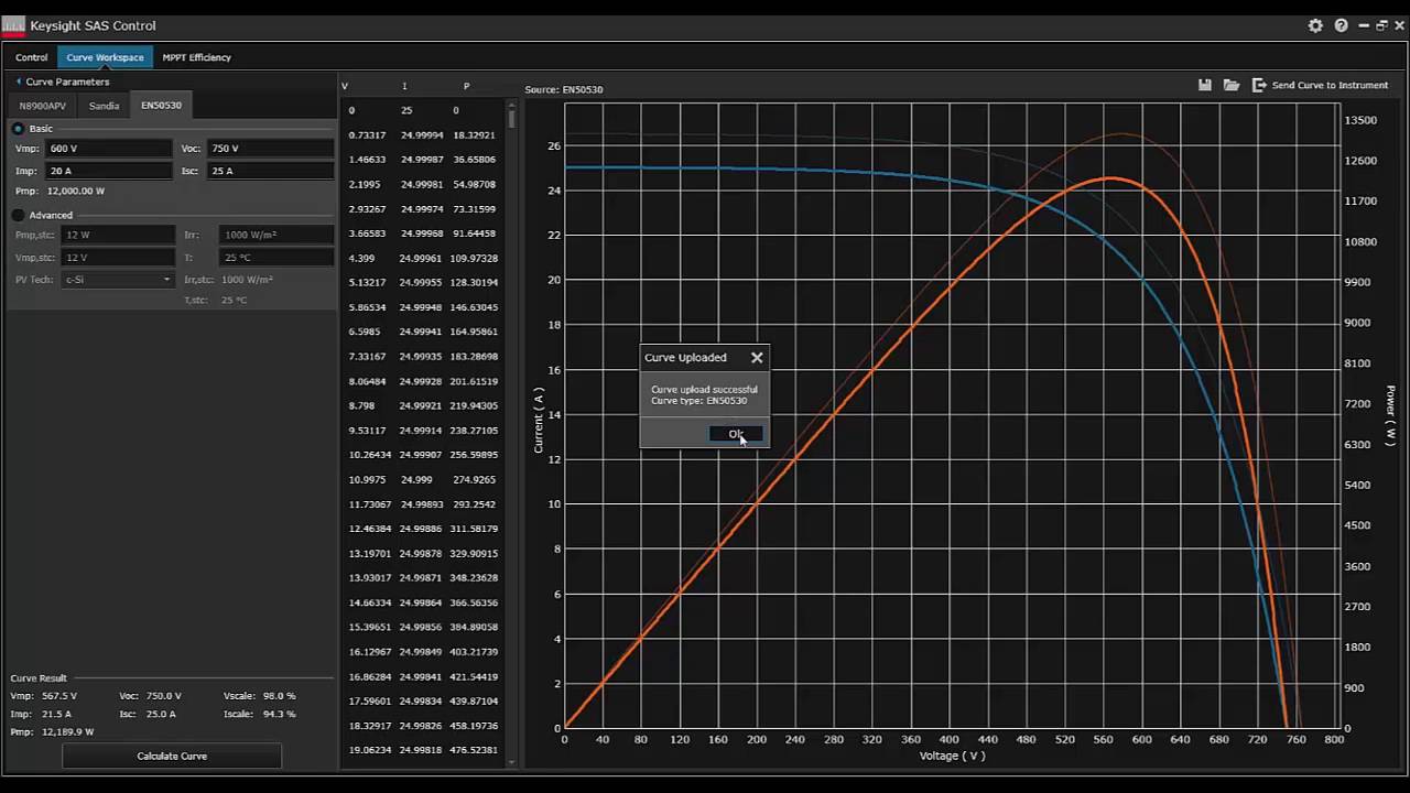 Solar Inverter Testing with Array Simulation Control Software for the N8900APV