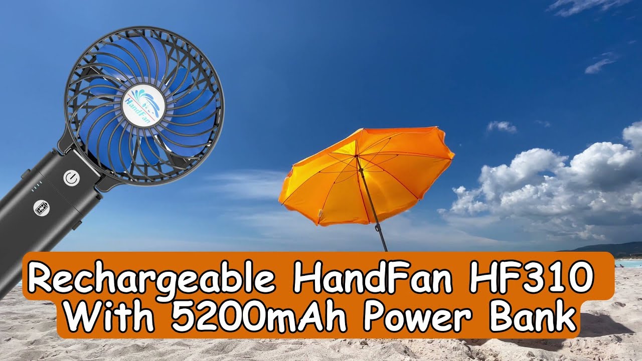 HandFan HF310 &mdash; портативный вентилятор с аккумулятором на 5200 мА&middot;ч, распаковка и полный обзор