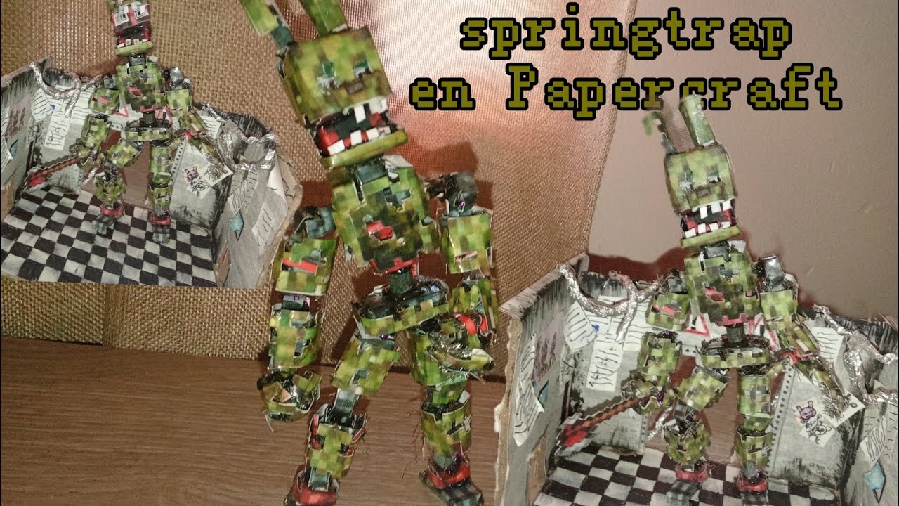 Papercraft de springtrap (reseña)
