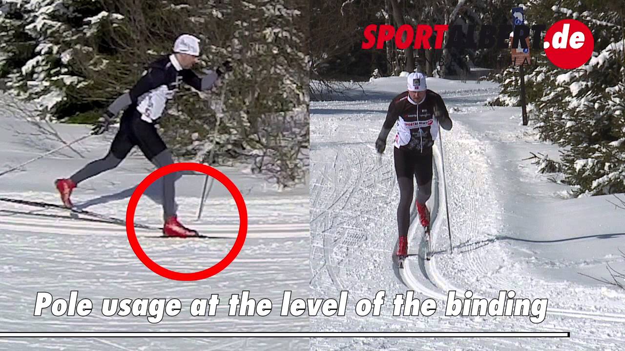 Cross-country skiing technique: Classic diagonal