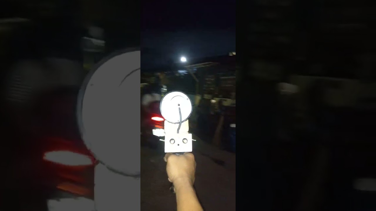 Model DCH 85 testing in villages at night @ 10 Pm.