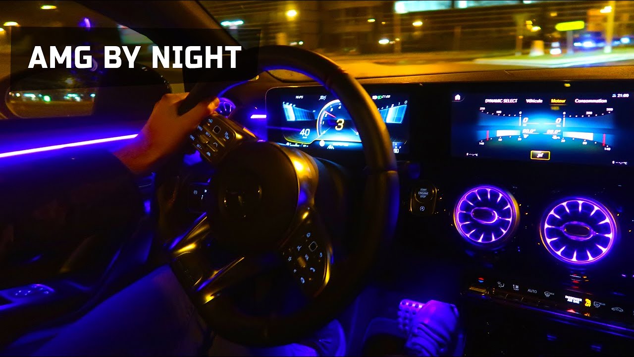 Lovely MERCEDES A35 AMG Drive by Night