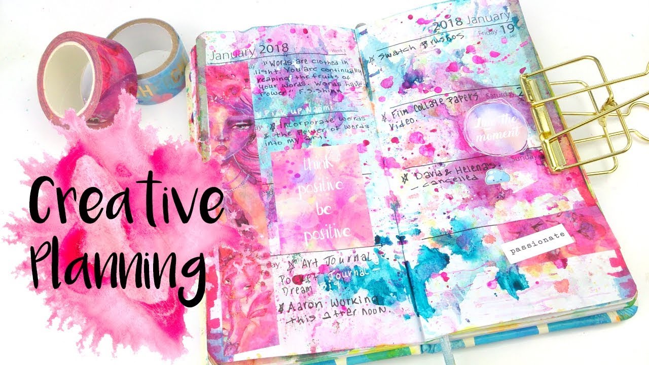 Creative Planner flip through & Process