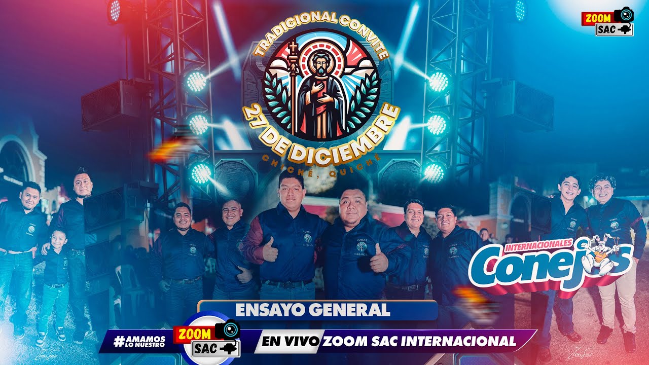 CONVITE MASCULINO SANTO TOMAS CHICHE AMENIZA INTERNACIONALES CONEJOS