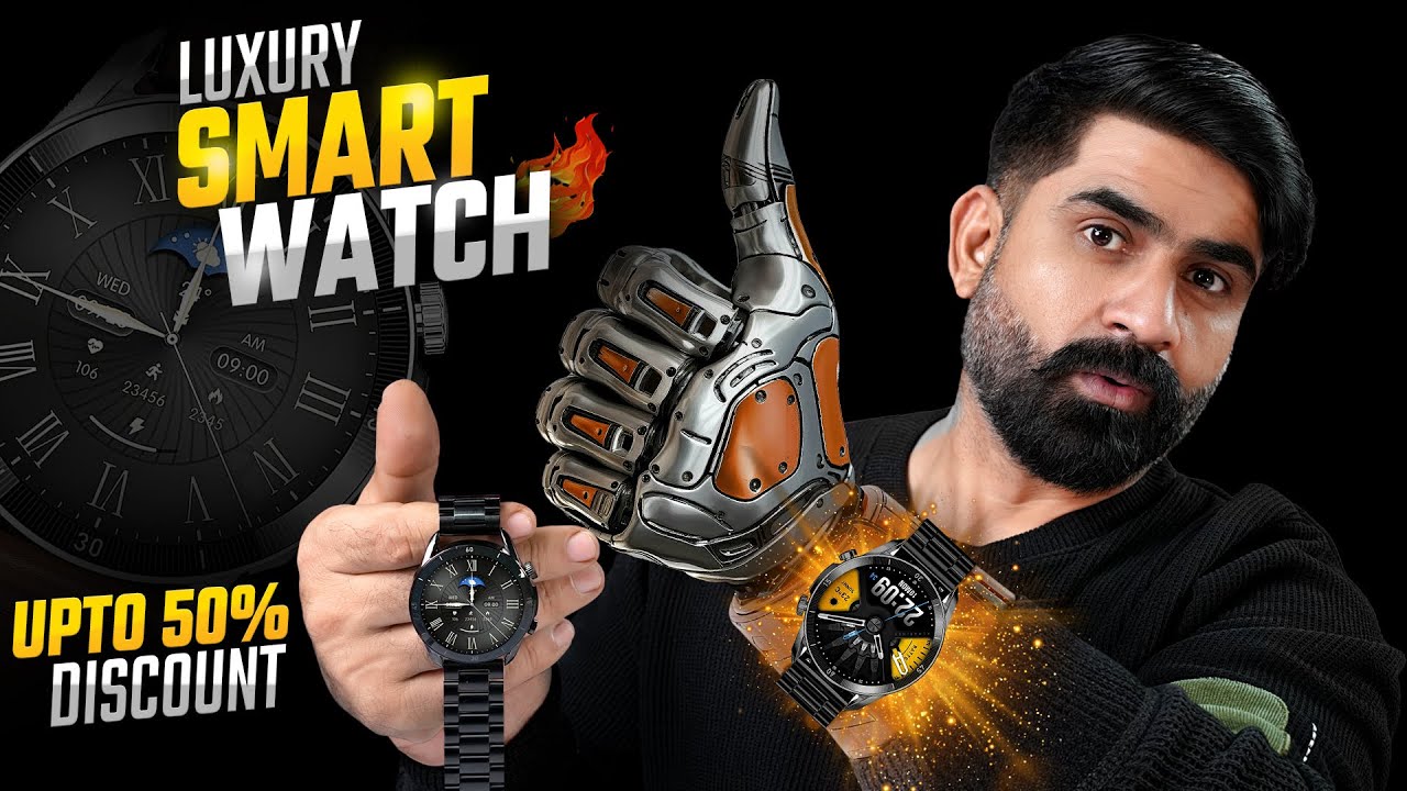 Luxury Smartwatch with upto 50% discount ! Stainless steel ,44mm,Ultra Amoled watch ! Ft: Zero Crown
