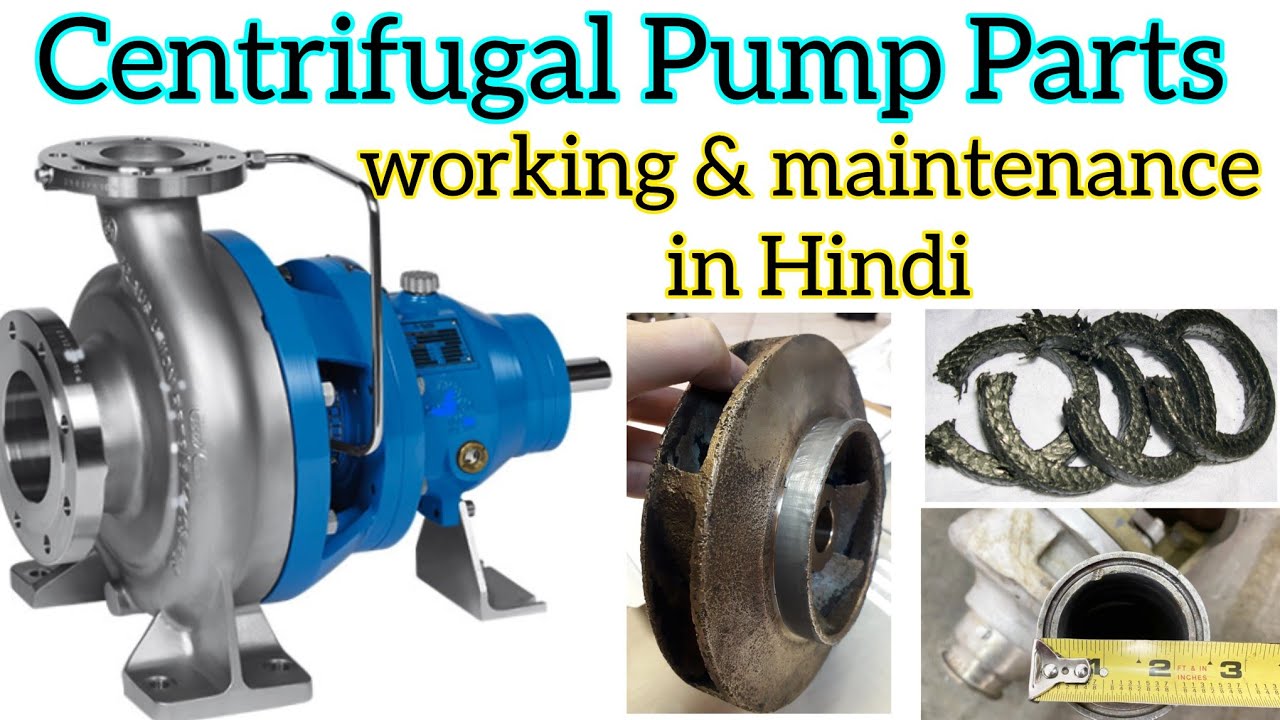Centrifugal pump parts working and maintenance details in Hindi | centrifugal pump parts | #pump