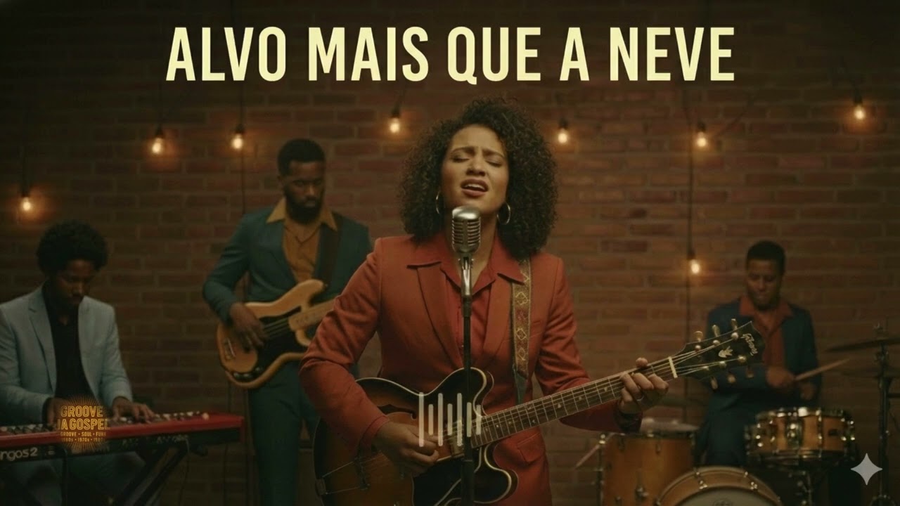 Alvo Mais Que a Neve (Harpa Cristã 39) | Cover Groove IA Gospel (Versão Groove Soul 60s)