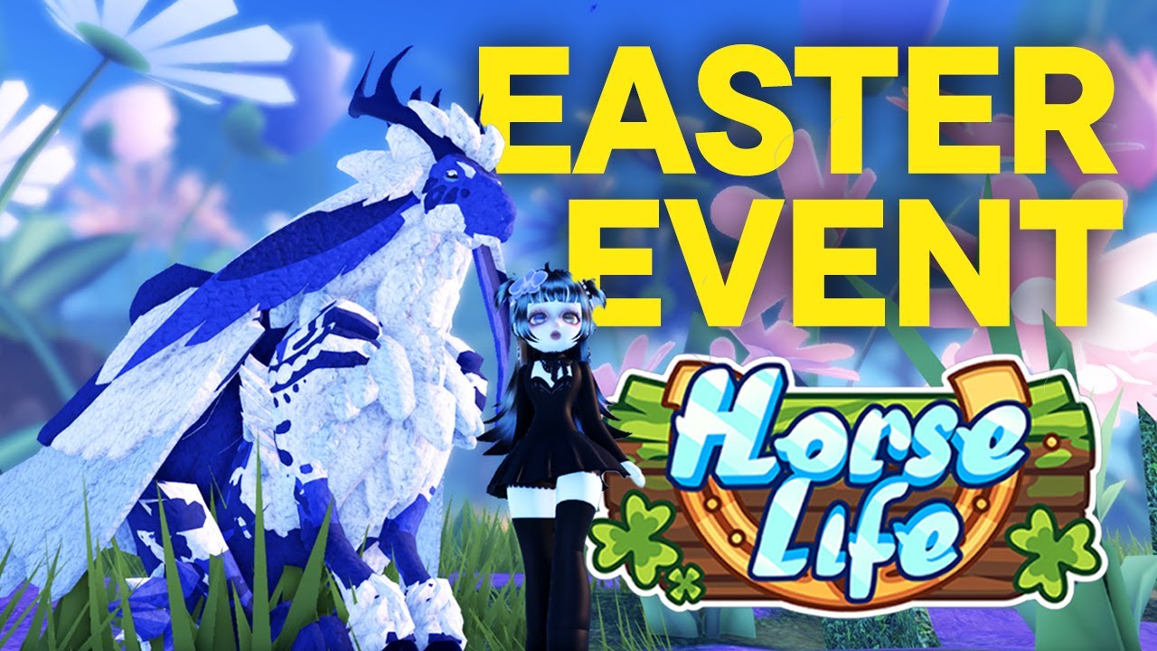 Checking out the Easter Event in Roblox Horse Life!! 🐰🌸 + GIVEAWAY WINNERS!