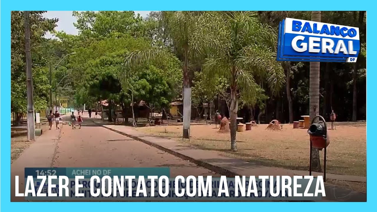 Achei no DF: Parque Saburo Onoyama, em Taguatinga Sul, oferece trilhas e piscina | Balanço Geral DF