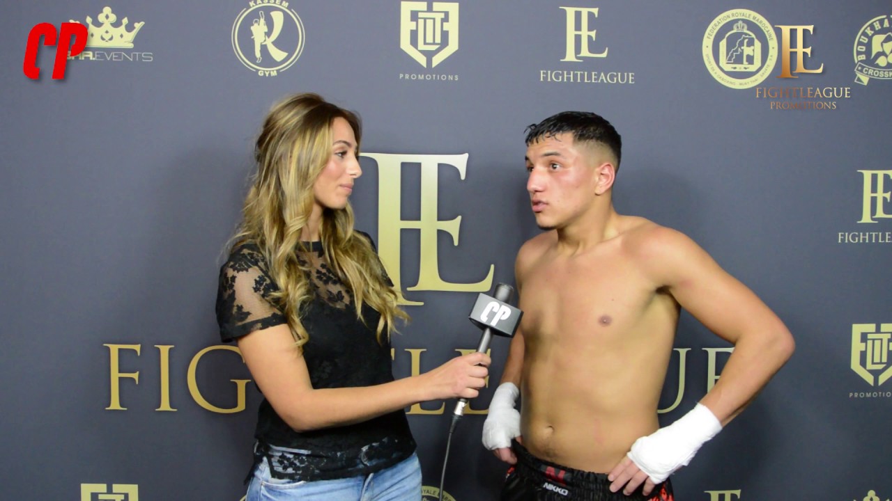Khalid el Moukadam Post Fight Interview Fight League 6