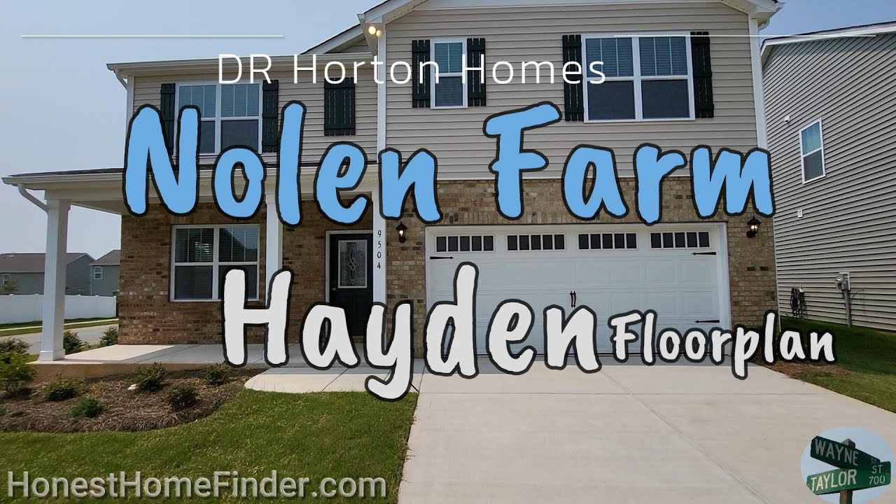Hayden floorplan | #DRHorton | New construction homes at #NolenFarm