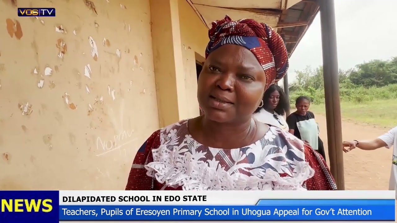 77 Yrs Old Eresoyen Primary School in Edo in Poor State, Teachers, Pupils Beg Gov Okpebholo for Help