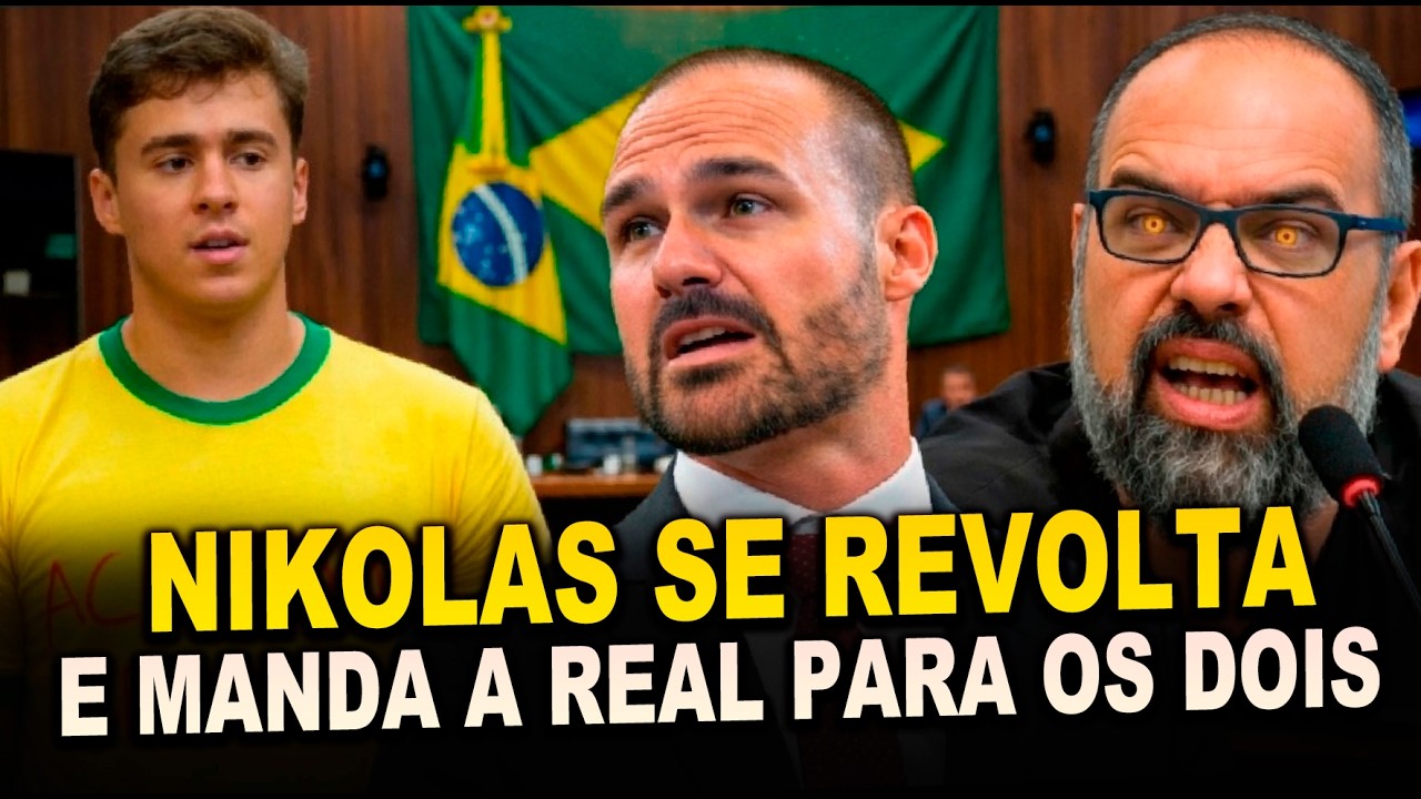 NIKOLAS FERREIRA MANDA RECADO PARA ALLAN E EDUARDO BOLSONARO