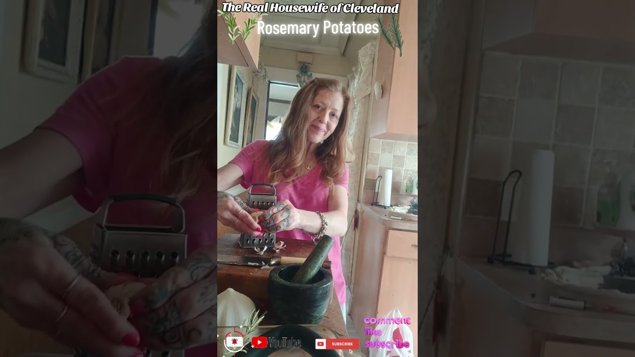 Green Witch Recipe Rosemary Potatoes- The Real Housewife of Cleveland #femalestreamer #cooking #fyp 