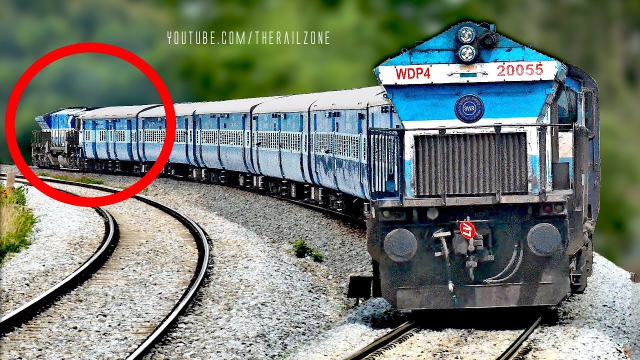 PUSH - PULL Train with EMD Locomotives | Indian Railways