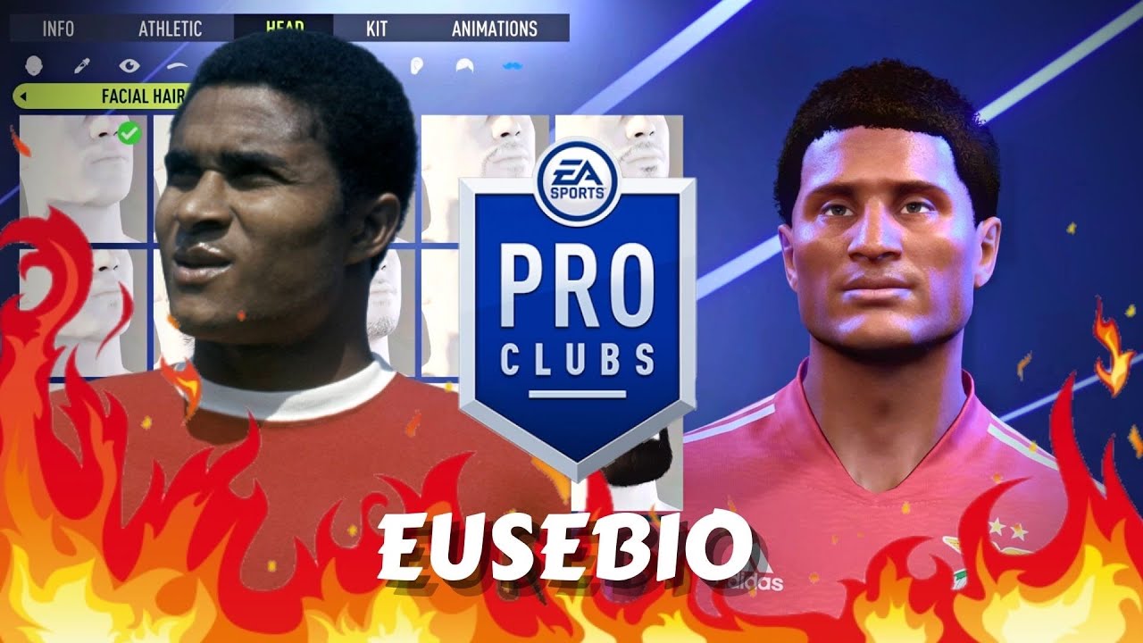 FIFA 22 Eusebio Pro Clubs Creation