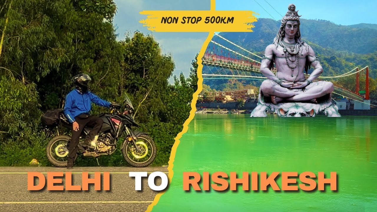 Delhi To Rishikesh By Bike | Solo Bike Ride | Non Stop 500KM | #uttarakhand #rishikesh #2025