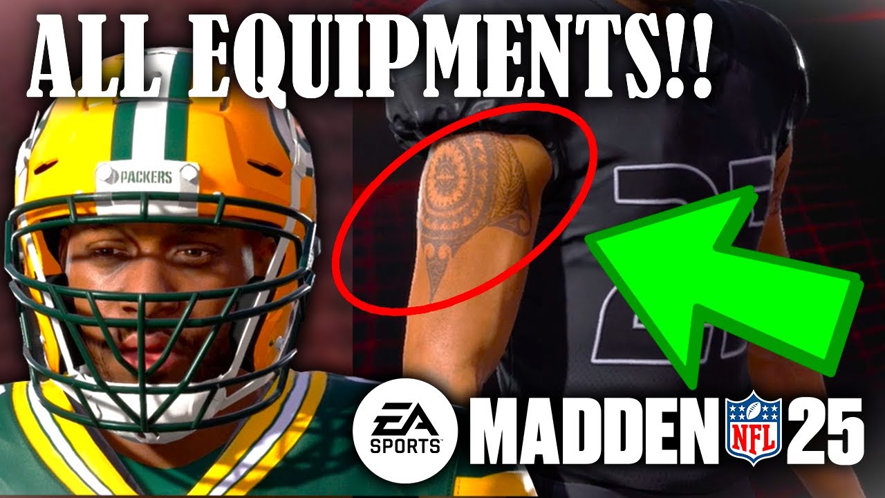 Showing ALL HAIRCUTS, TATTOOS and ACCESSORIES in Madden 25!