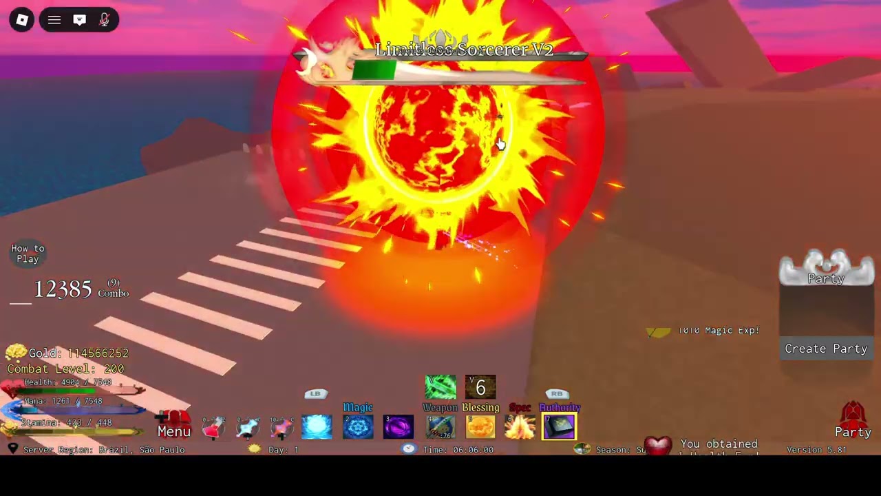 gojo v2 fight | 🔵UNLIMITED HOLLOW!🔴 Legends Re:Written