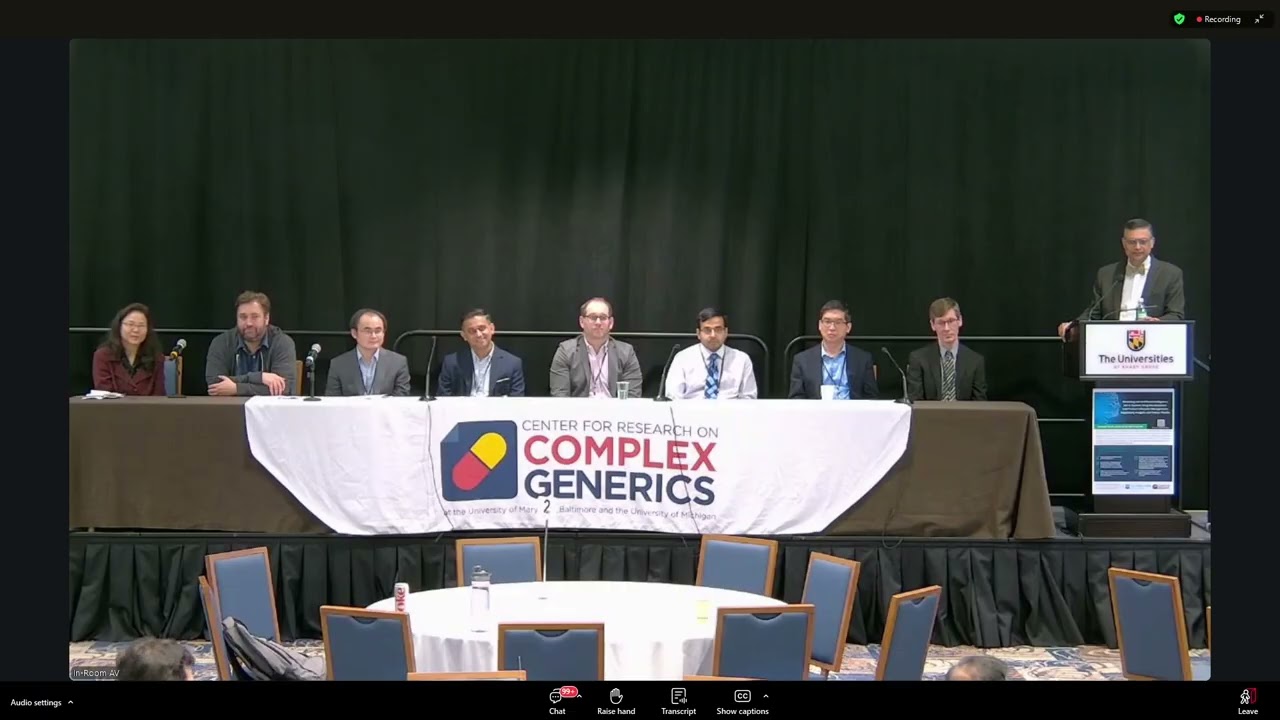 FDA Modeling and AI in Generic Drug Development 2025: AI and Quantitative Medicine – Q&A Panel