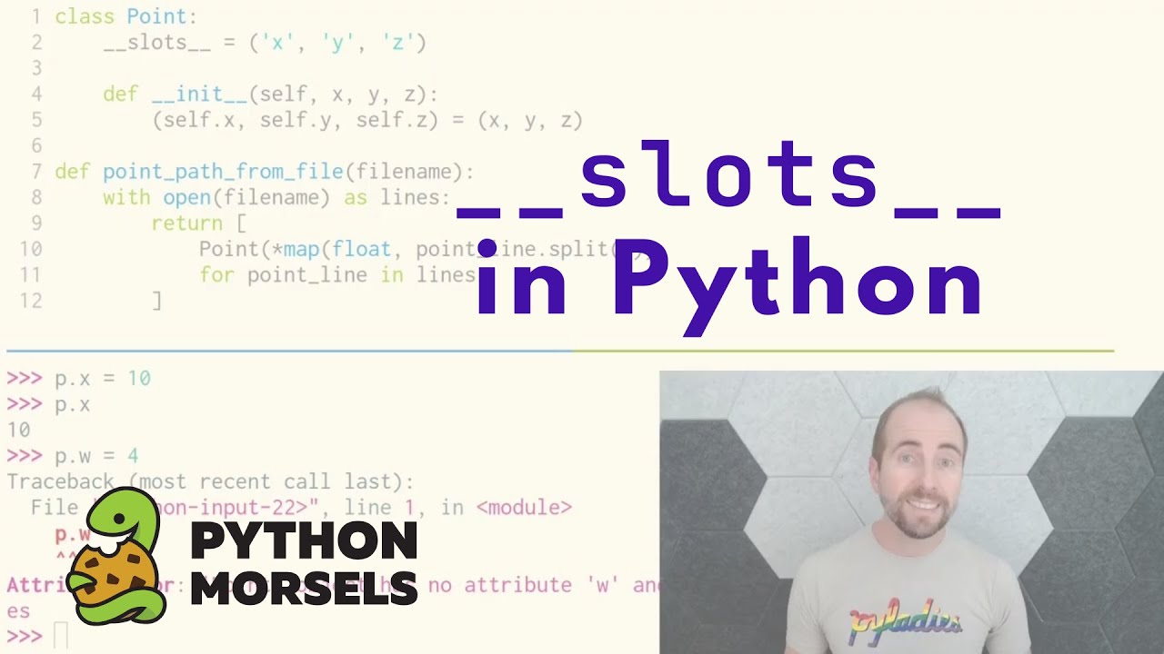 Использование __slots__ для оптимизации классов в Python