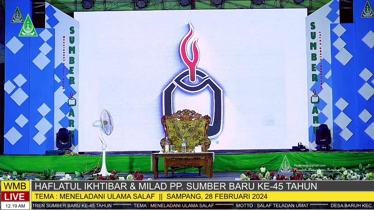 HAFLATUL IKHTIBAR & MILAD PONDOK PESANTREN SUMBER BARU KE-45 TAHUN