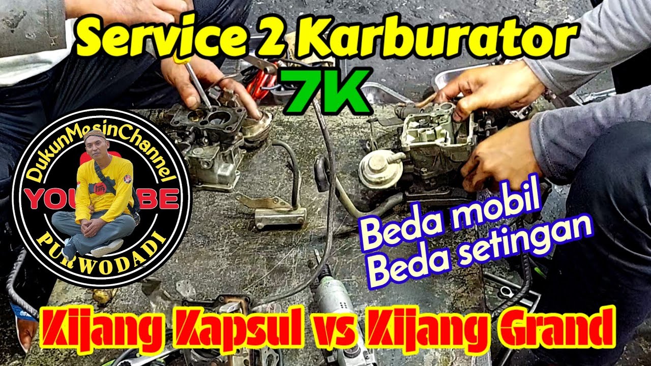 Service Karburator dan Pengapian Kijang Kapsul vs Kijang 7K Grand