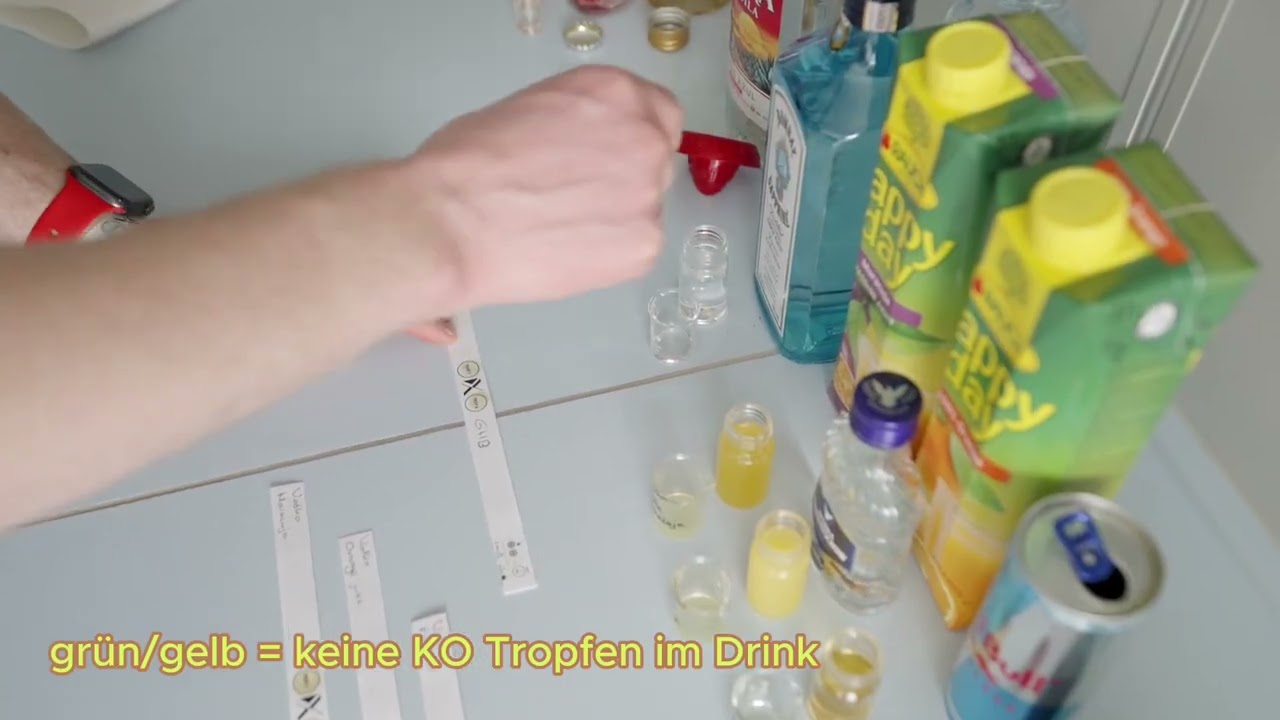Studie: Xantus KO Tropfen Drinkcheck Armband im Test