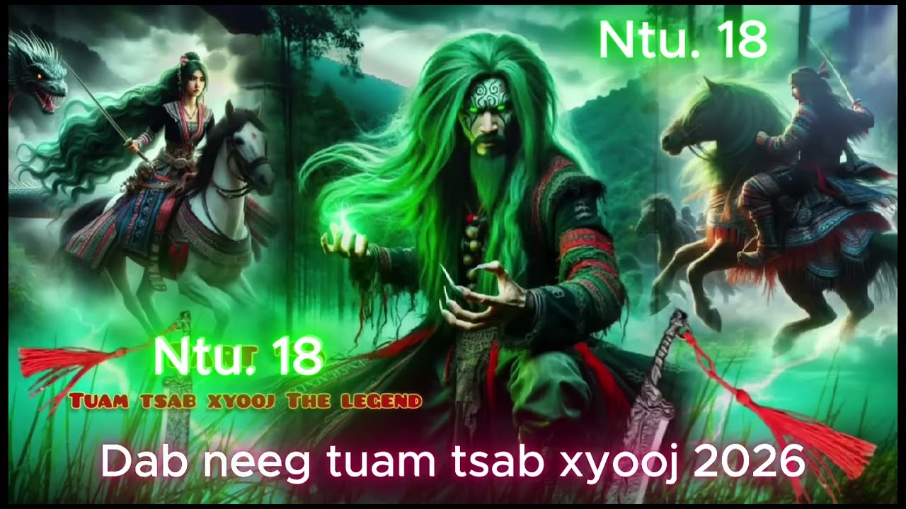 Tuam Tsab Xyooj The Legend Ntu.18 _ The Hmong Shaman Warrior Dab neeg 20/01/2026