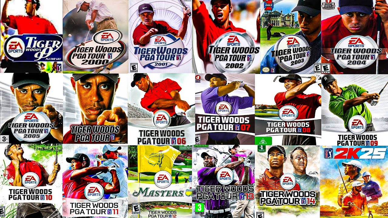 The Evolution of TIGER WOODS PGA TOUR Games (1998-2025)