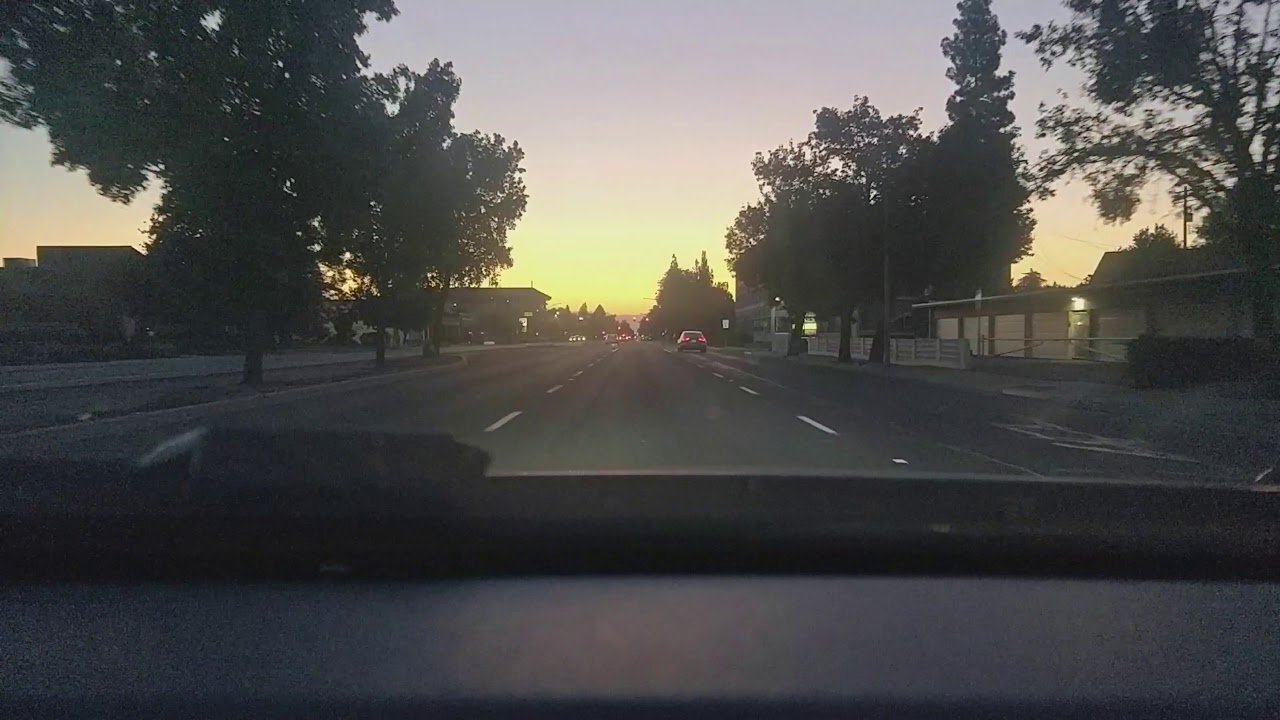 Early Drive To Fresno Airport
