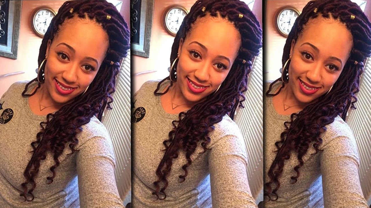 Freetress Crochet Goddess Locs Rubberband method