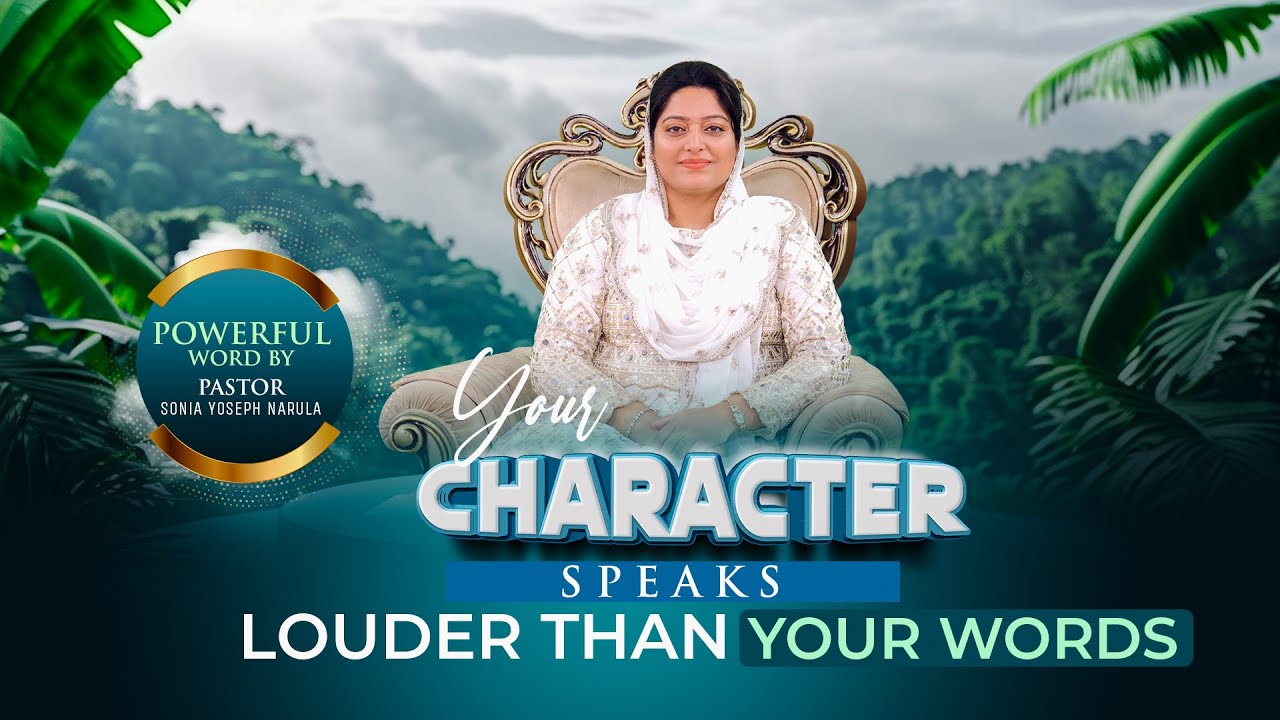 YOUR CHARACTER SPEAKS LOUDER THAN YOUR WORDS | Powerful Preaching By Pastor Sonia Yoseph Narula
